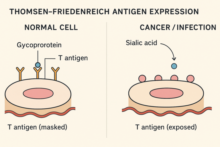 What causes of high Thomsen-Friedenreich antigen